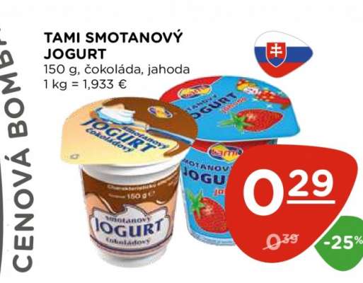 TAMI Smotanový jogurt