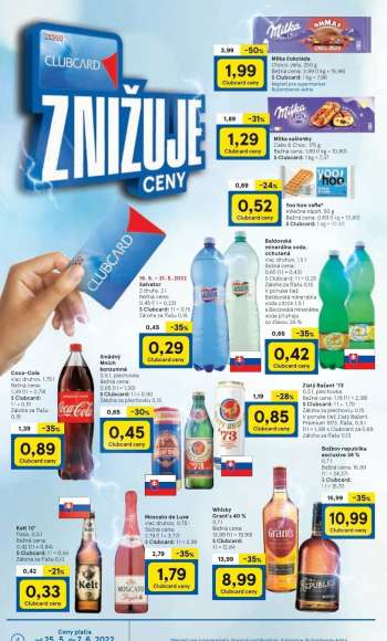 Leták TESCO supermarket - 25.5.2022 - 31.5.2022.