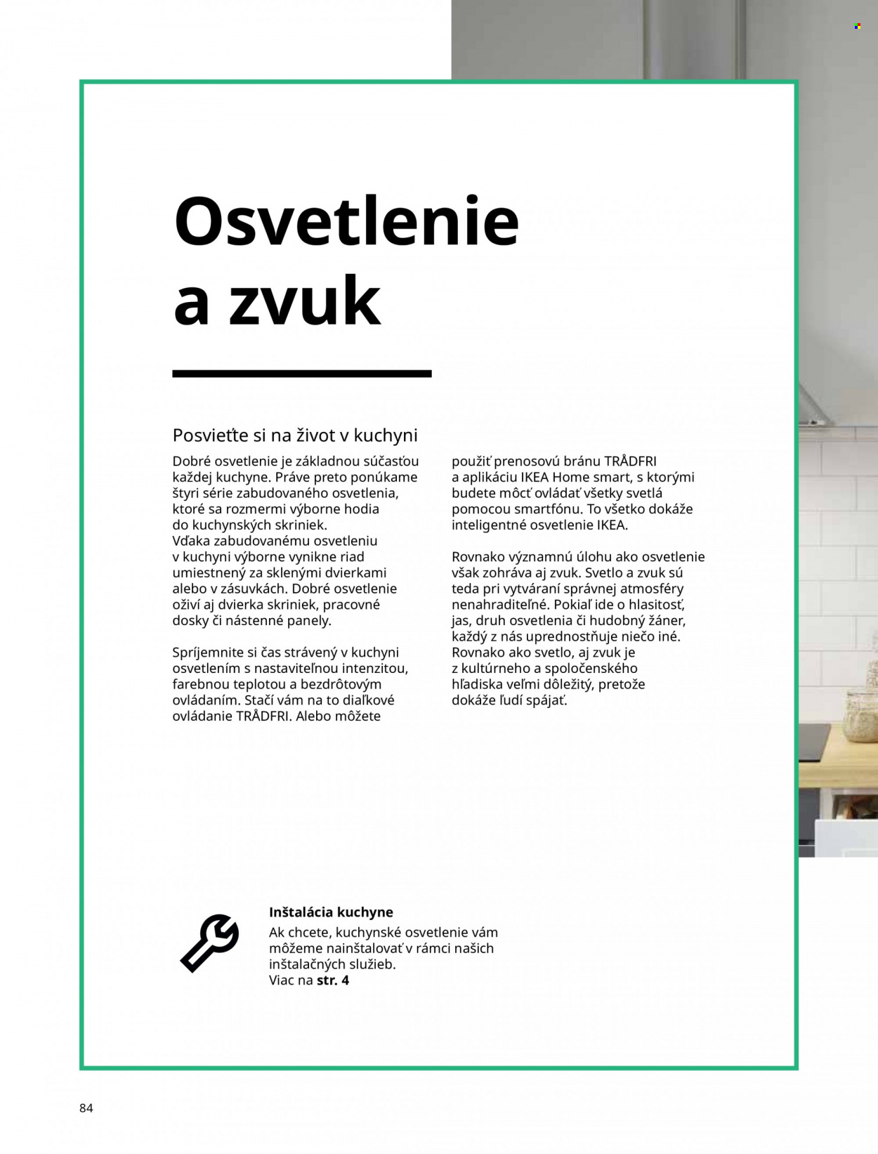 Leták IKEA - Produkty v akcii - diaľkové ovládanie. Strana 84.