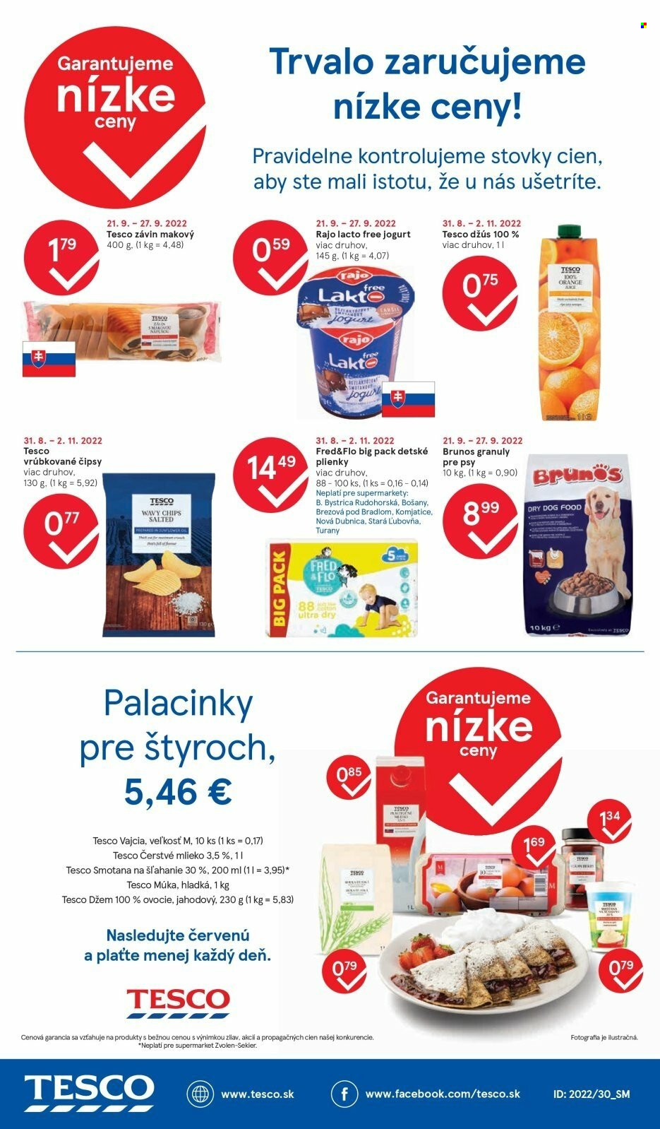 Leták TESCO supermarket - 21.9.2022 - 27.9.2022. Strana 8.