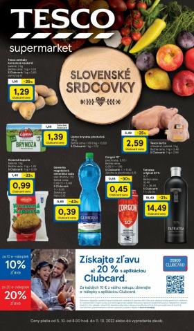 TESCO supermarket - Slovenské srdcovky