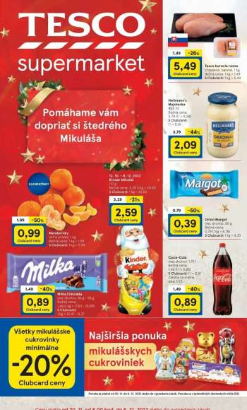 Letáky TESCO supermarket Žilina