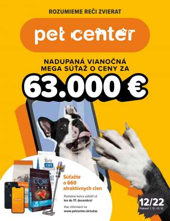 Letáky Pet Center Trenčín