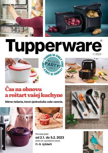 Leták Tupperware - Čas na obnovu a reštart vašej kuchyne