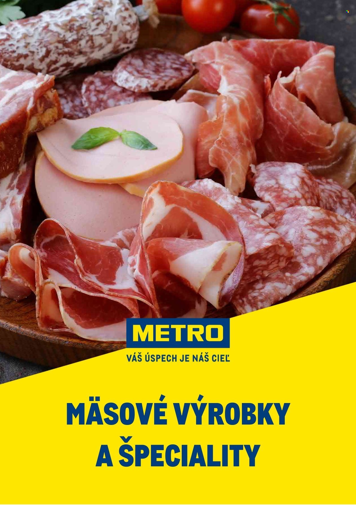 Leták Metro. Strana 1.