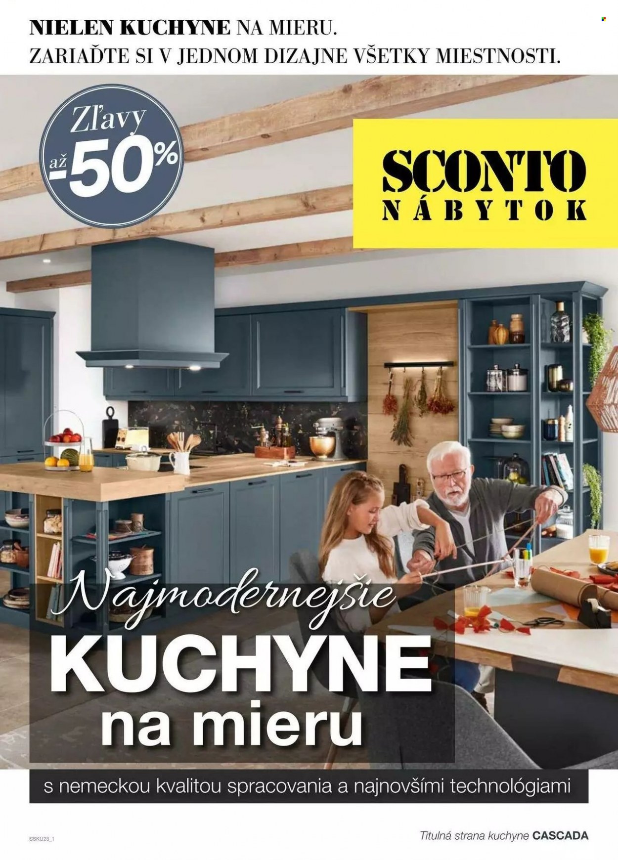 Leták Sconto nábytok - Produkty v akcii - plánovateľná kuchyňa. Strana 1.