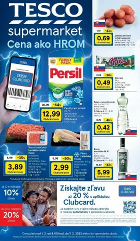 TESCO supermarket - Cena ako HROM