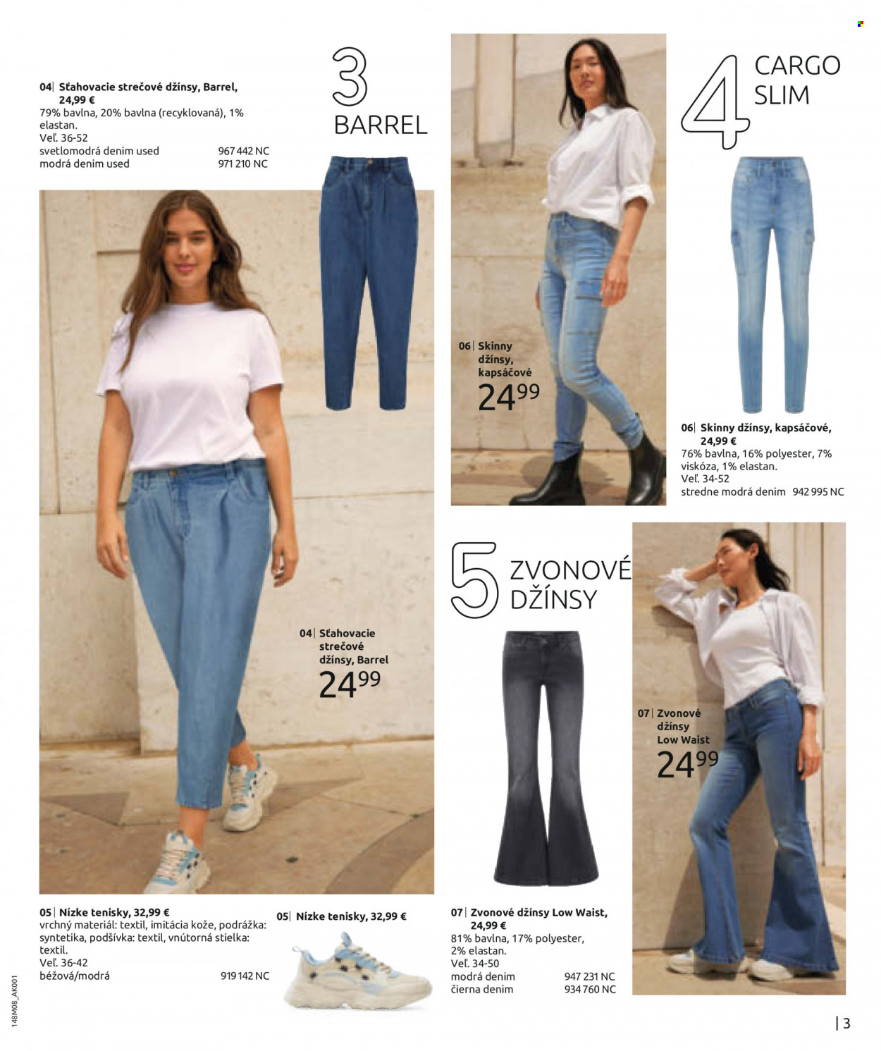 thumbnail - Leták Bonprix - 10.8.2023 - 7.2.2024 - Produkty v akcii - džínsy, strečové džínsy, nohavice, tenisky. Strana 5.