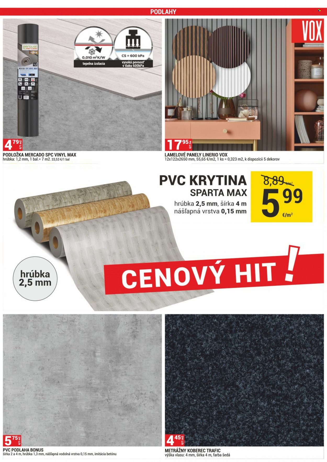 Leták Merkury Market - 2.11.2023 - 30.11.2023 - Produkty v akcii - podložka, podlaha, vinylová podlaha, koberec, izolácia. Strana 28.