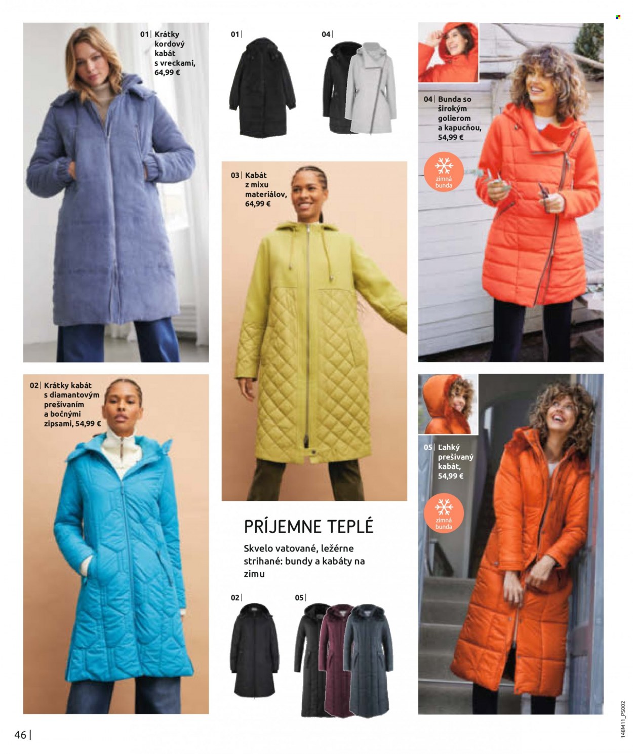 thumbnail - Leták Bonprix - 22.11.2023 - 20.5.2024 - Produkty v akcii - bunda, kabát, zimná bunda, prešívaný kabát. Strana 48.