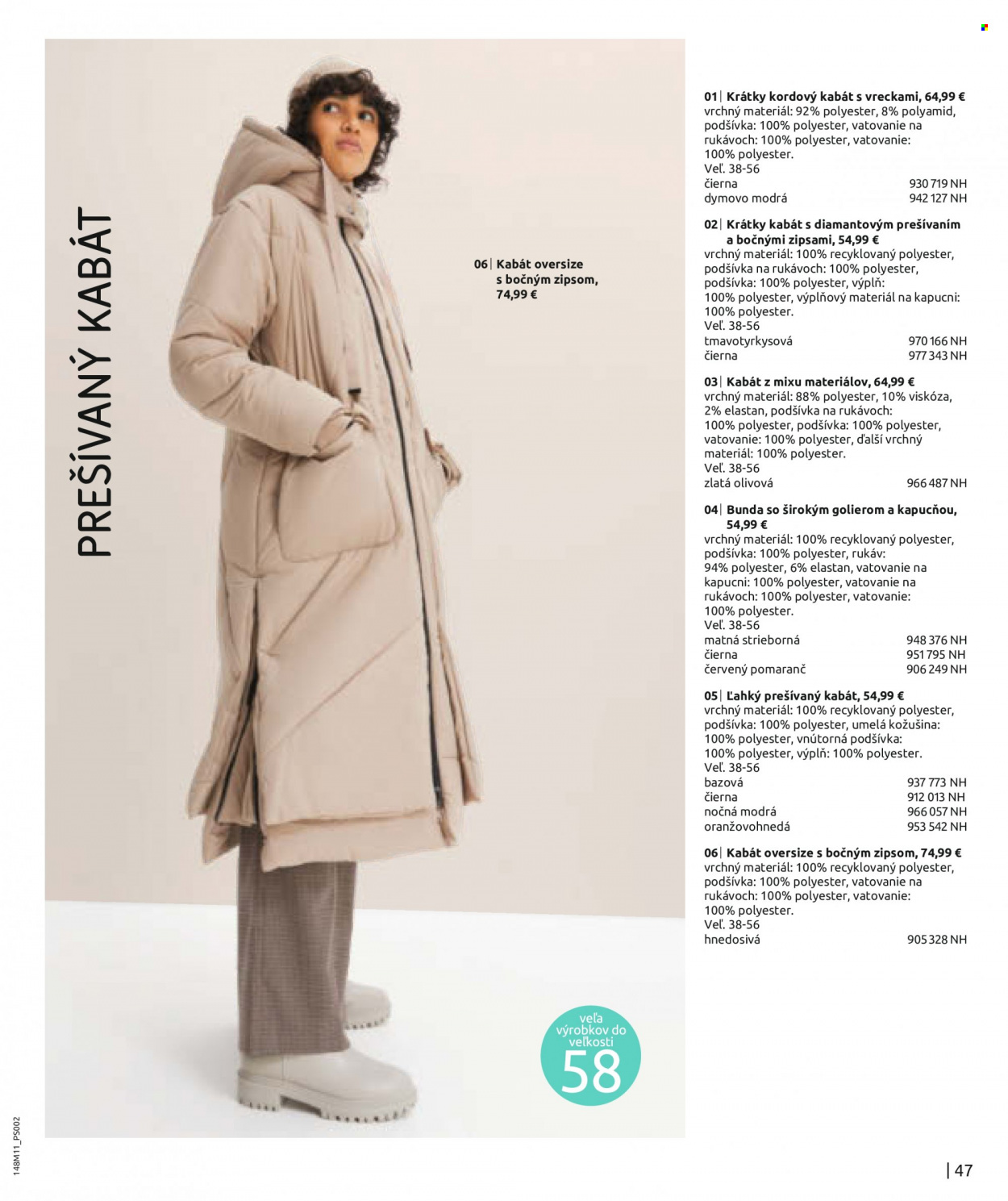 thumbnail - Leták Bonprix - 22.11.2023 - 20.5.2024 - Produkty v akcii - bunda, kabát, prešívaný kabát. Strana 49.