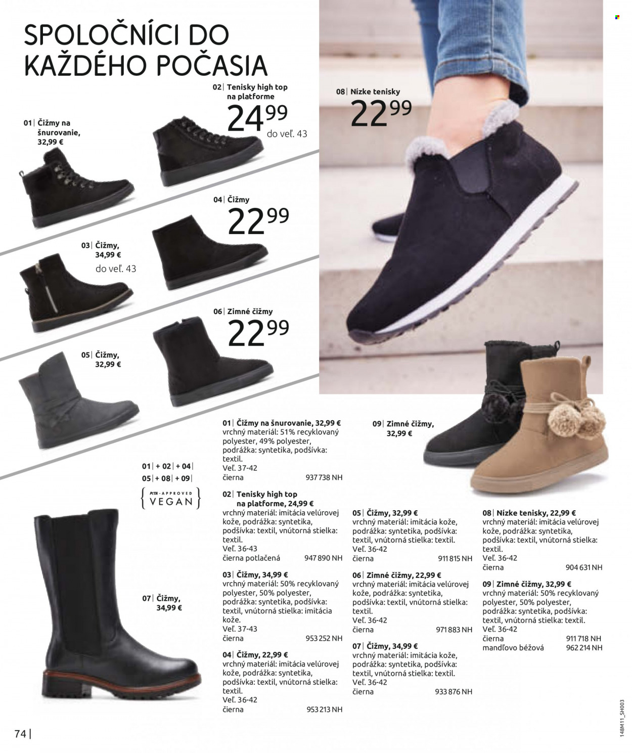 thumbnail - Leták Bonprix - 22.11.2023 - 20.5.2024 - Produkty v akcii - tielko, top, čižmy, tenisky, zimná obuv. Strana 76.