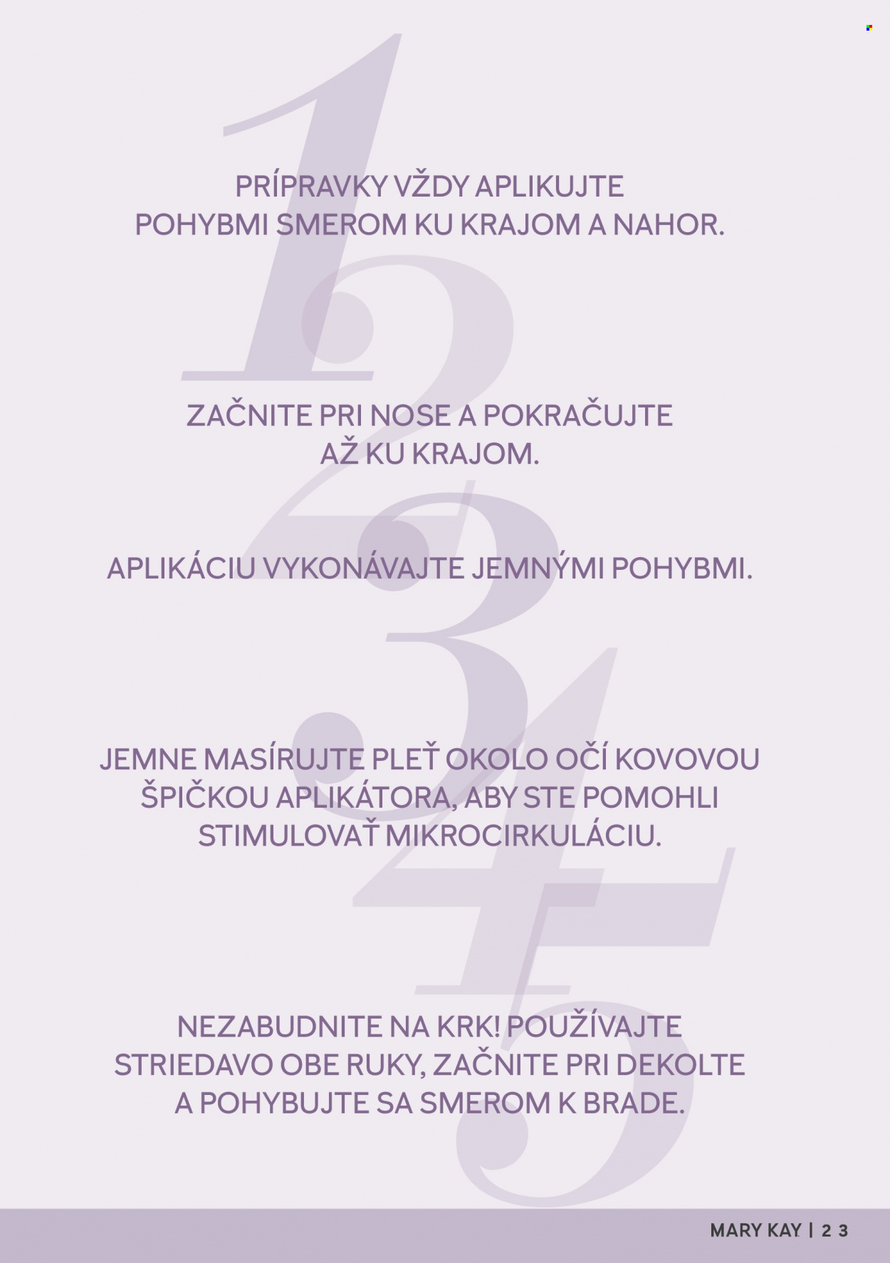 Leták Mary Kay. Strana 23