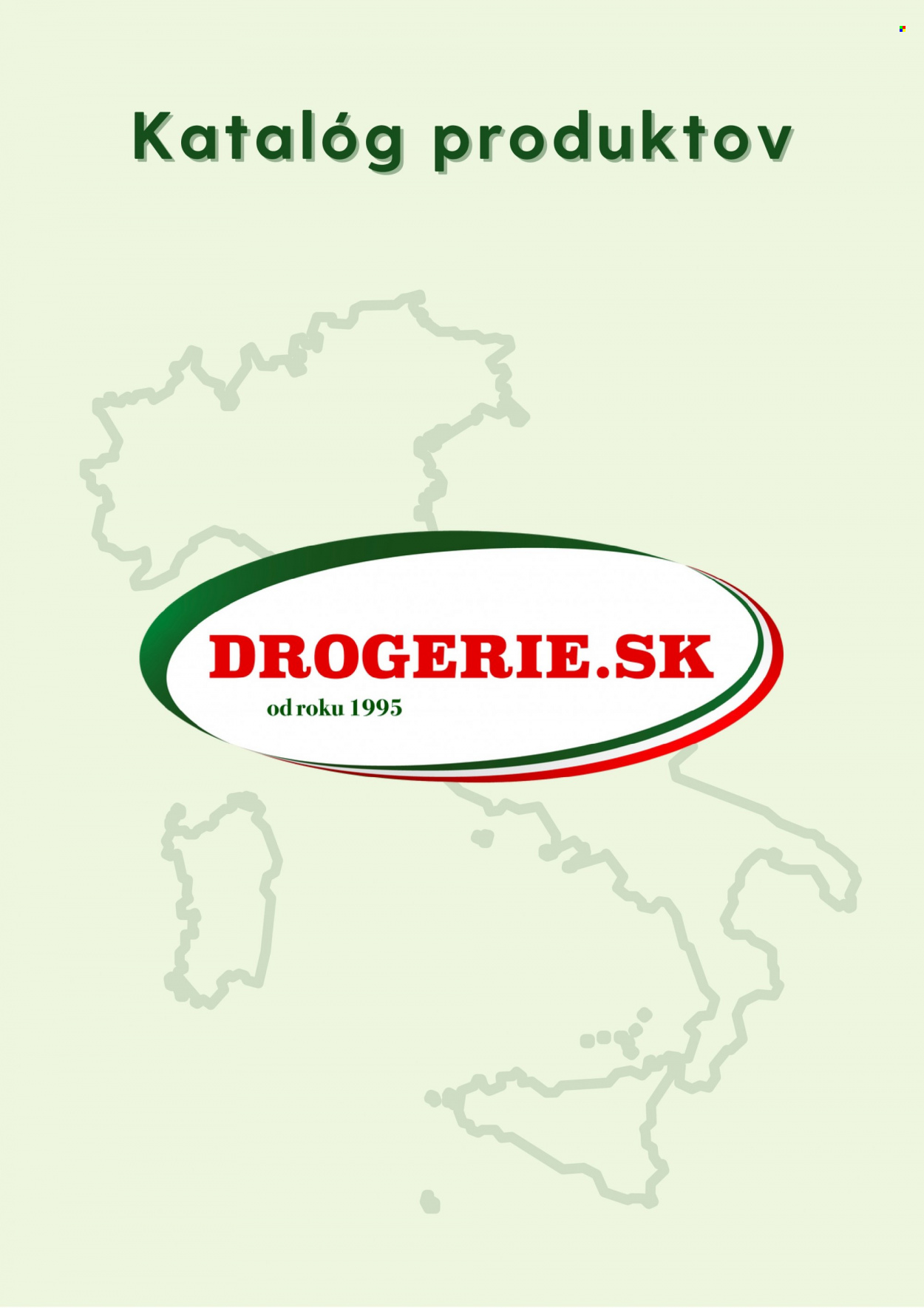 Leták Drogerie.sk. Strana 1