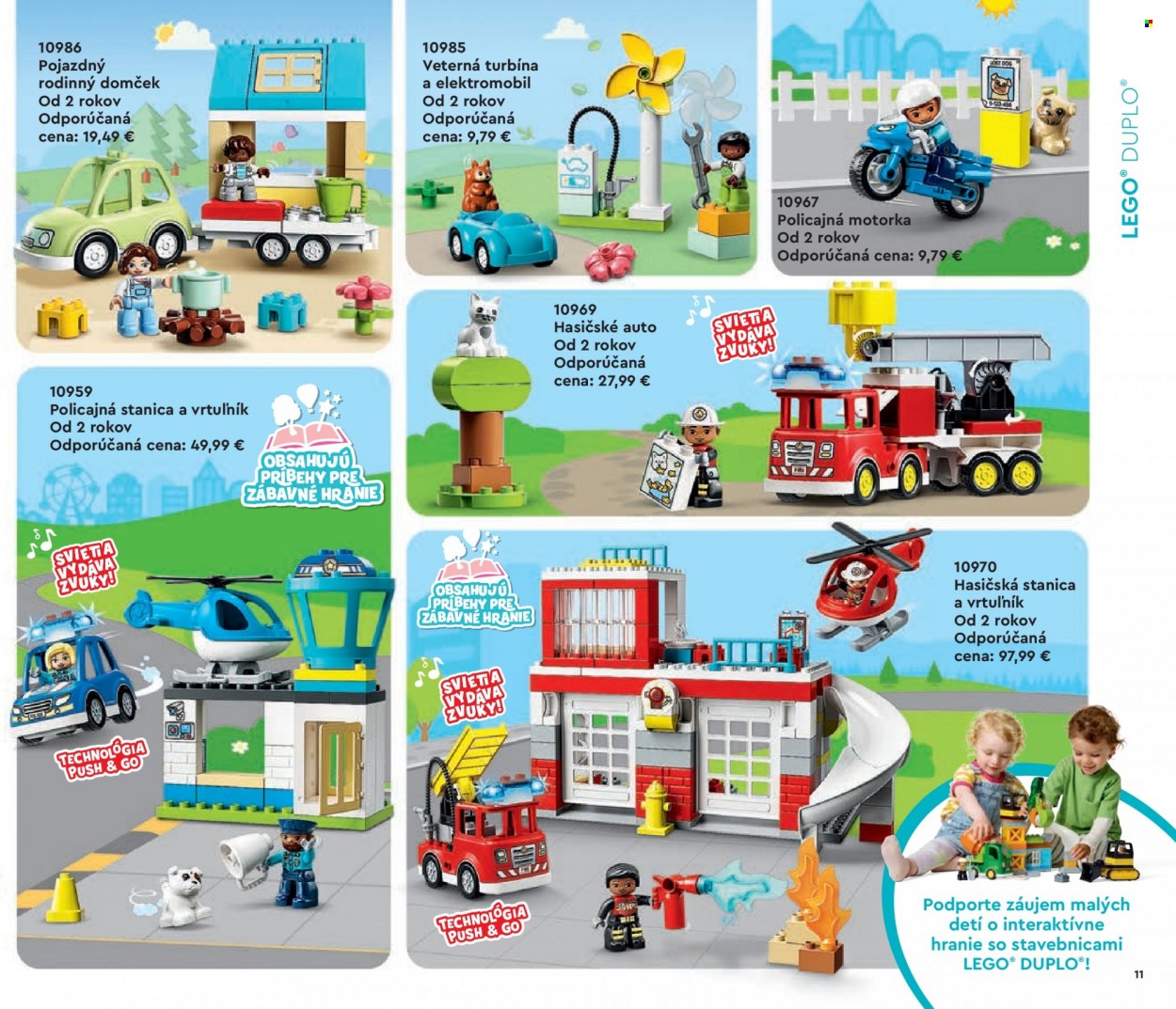 thumbnail - Leták Alltoys - 1.1.2024 - 31.5.2024 - Produkty v akcii - domček, hasičské auto, LEGO, hasičská súprava, vrtuĺník, motorka, detská hračka. Strana 11.