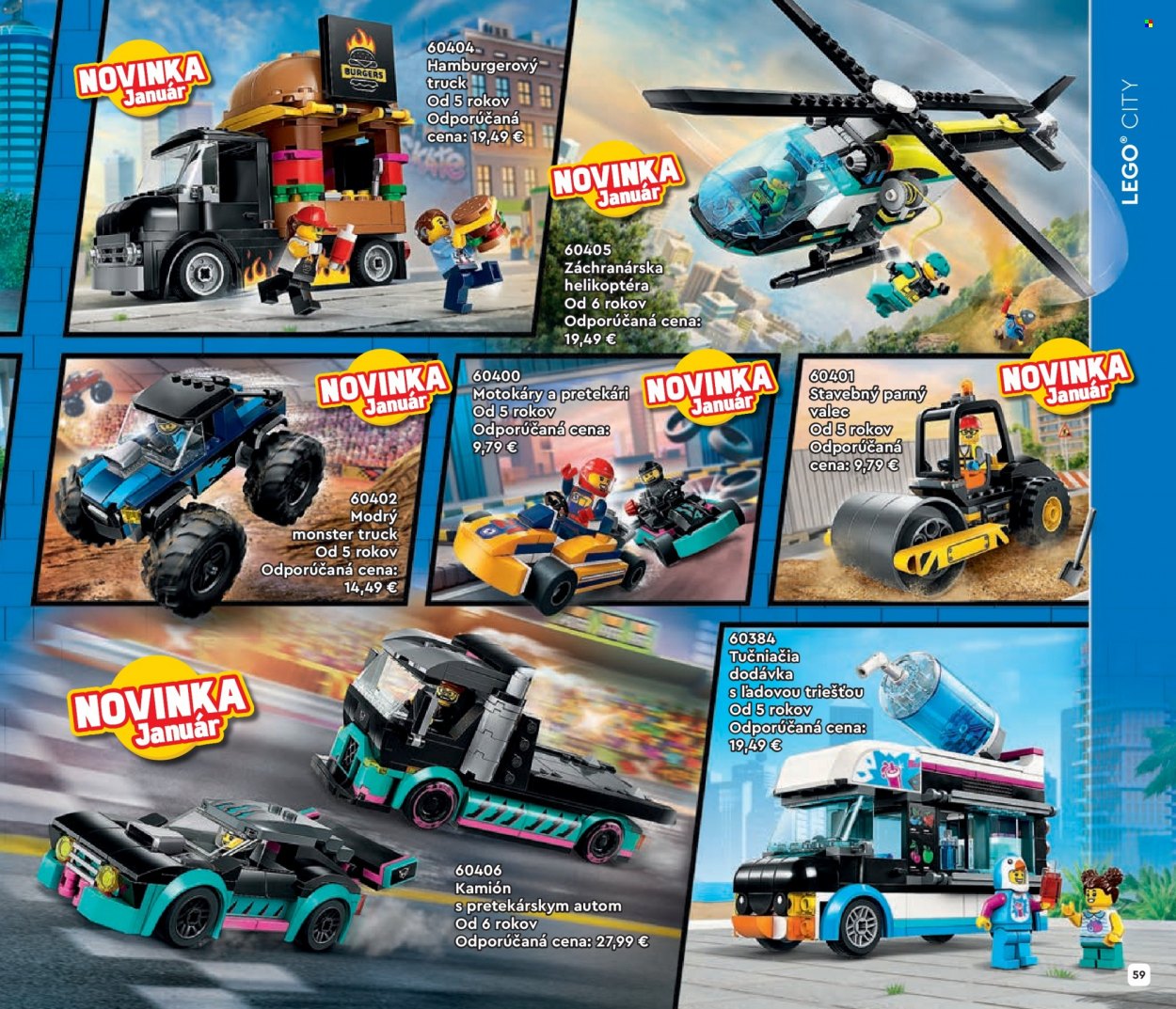 thumbnail - Leták Alltoys - 1.1.2024 - 31.5.2024 - Produkty v akcii - LEGO, Monster Truck, autíčko. Strana 59.