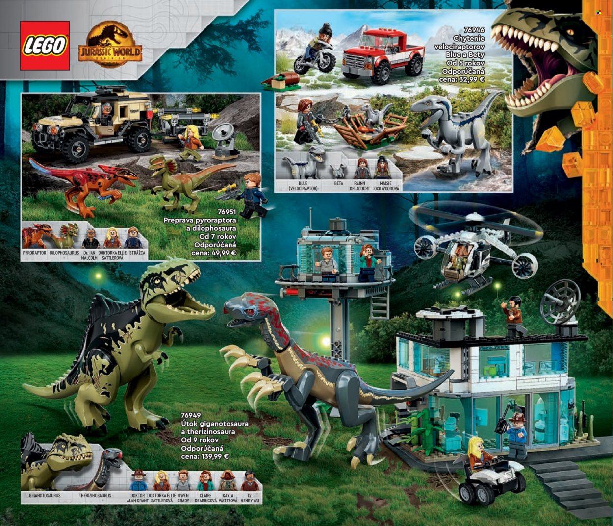 thumbnail - Leták Alltoys - 1.1.2024 - 31.5.2024 - Produkty v akcii - LEGO, LEGO Jurassic World. Strana 92.