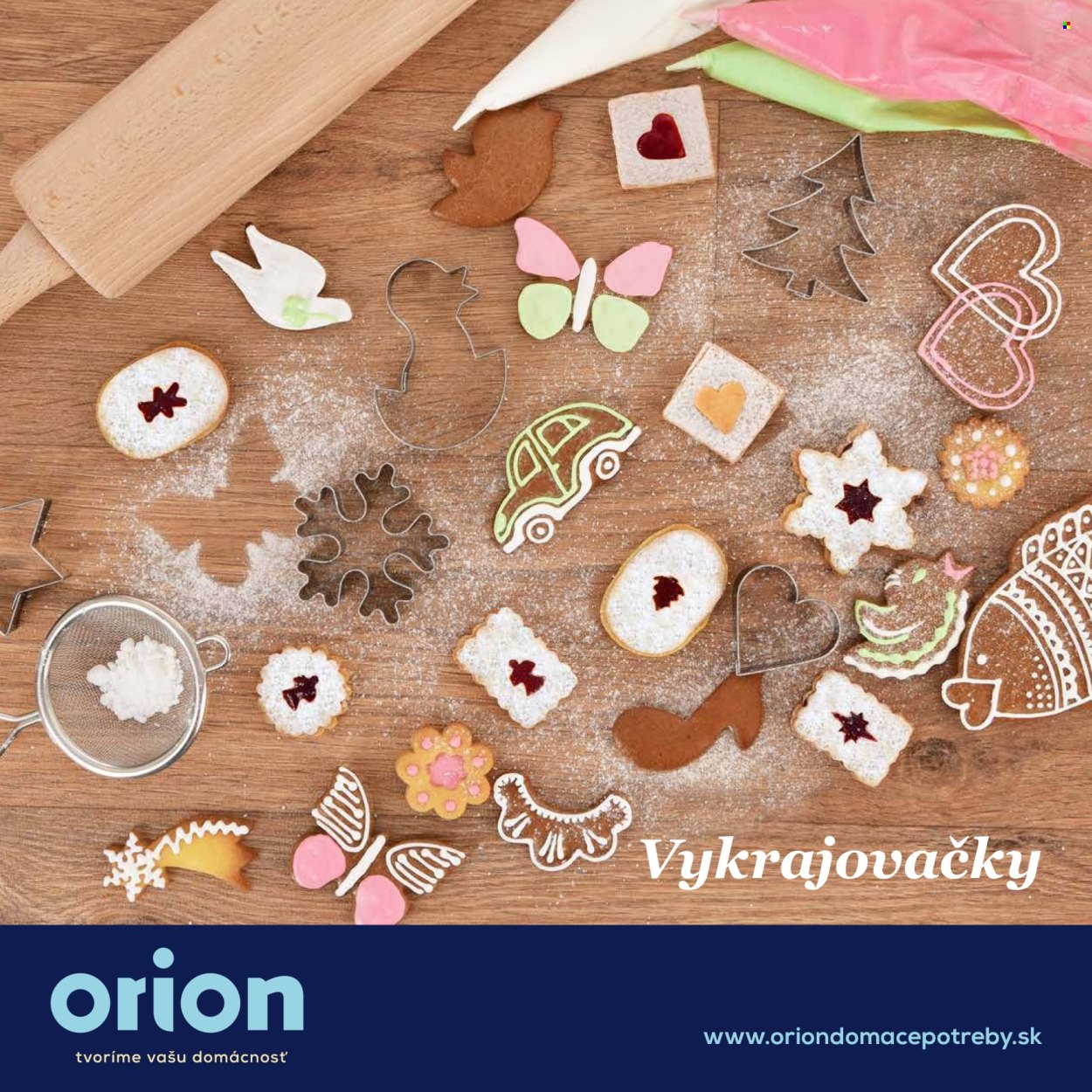 Leták Orion. Strana 1