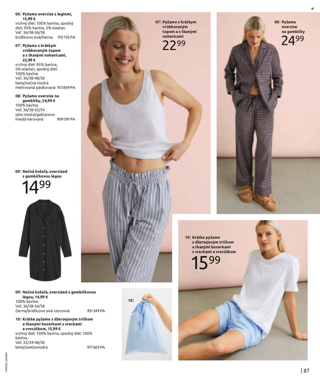 thumbnail - Leták Bonprix - 6.2.2024 - 5.5.2024 - Produkty v akcii - pyžamo, nočná košeľa. Strana 89.