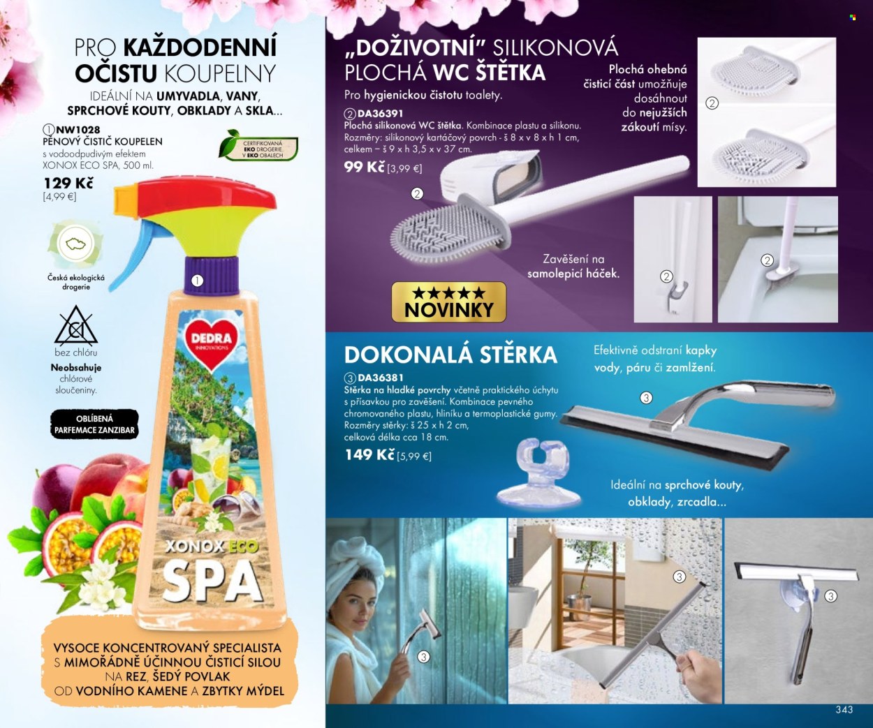thumbnail - Leták Dedra - 23.2.2024 - 24.5.2024 - Produkty v akcii - čistiaci prostriedok. Strana 43.