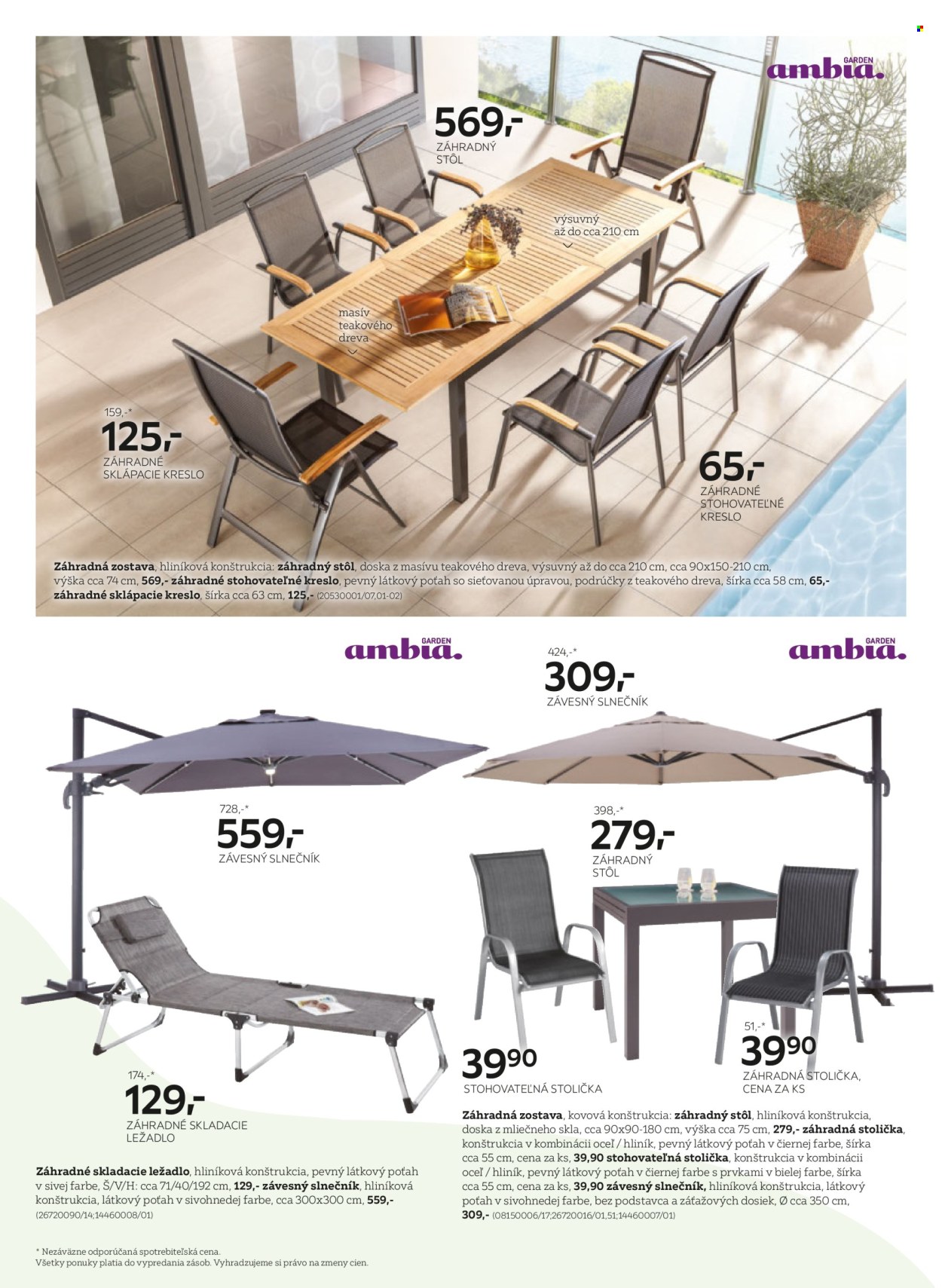 thumbnail - Leták XXXLutz - 3.3.2024 - 31.12.2024 - Produkty v akcii - doska, stôl, stolička, ležadlo, zahradný nábytok, záhradný stôl, záhradná stolička, slnečník. Strana 10.