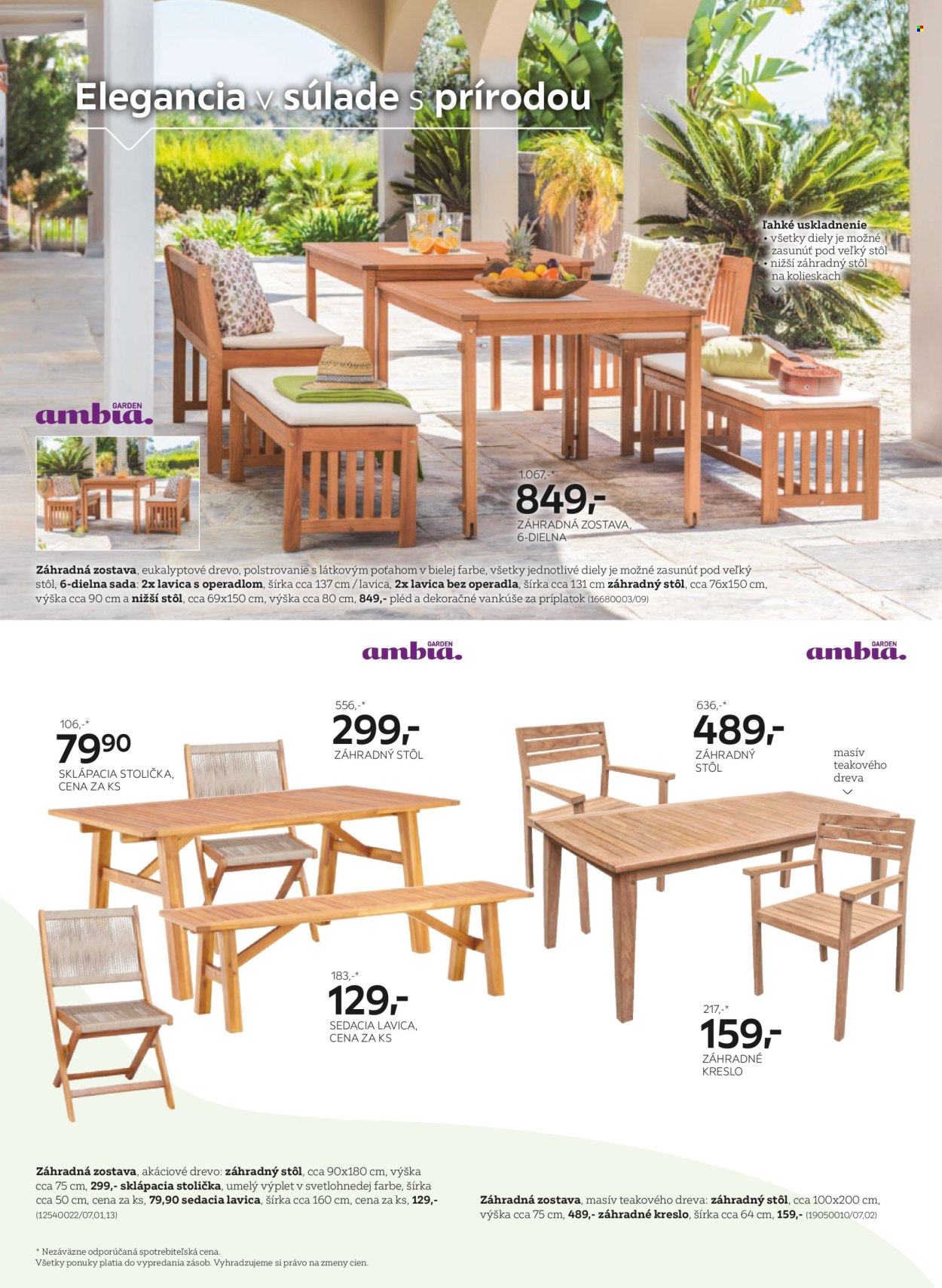 thumbnail - Leták XXXLutz - 3.3.2024 - 31.12.2024 - Produkty v akcii - vankúš, pléd, stôl, stolička, lavica, zahradný nábytok, záhradný stôl, záhradné kreslo. Strana 14.