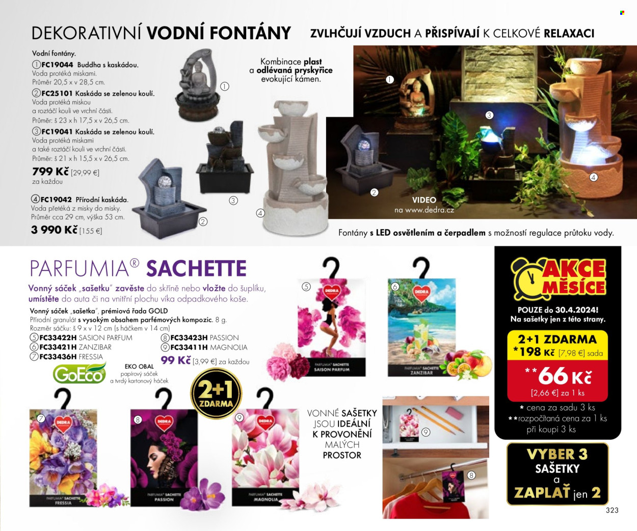 thumbnail - Leták Dedra - 22.3.2024 - 21.6.2024 - Produkty v akcii - parfum. Strana 23.