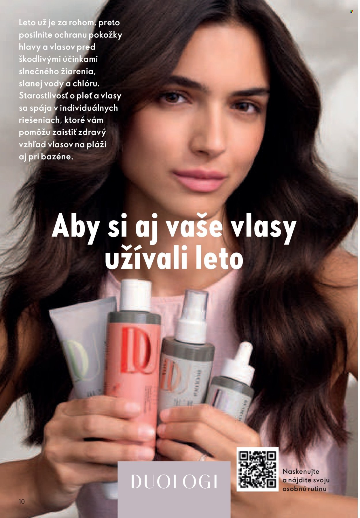 thumbnail - Leták Oriflame - 16.4.2024 - 6.5.2024 - Produkty v akcii - šampón, tonikum, kondicionér, sprej na vlasy. Strana 10.