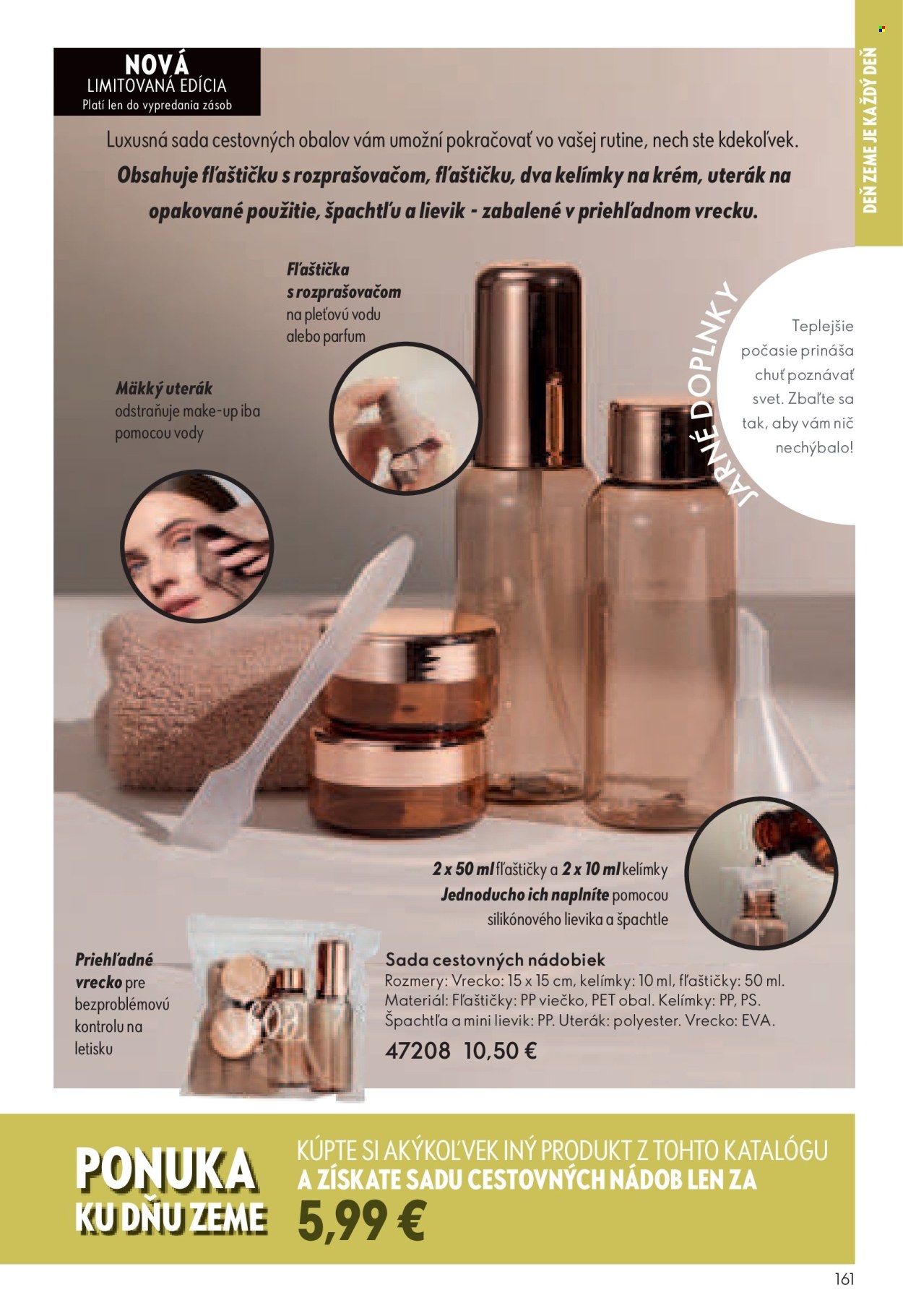 thumbnail - Leták Oriflame - 16.4.2024 - 6.5.2024 - Produkty v akcii - krém, make-up, parfum, uterák. Strana 161.
