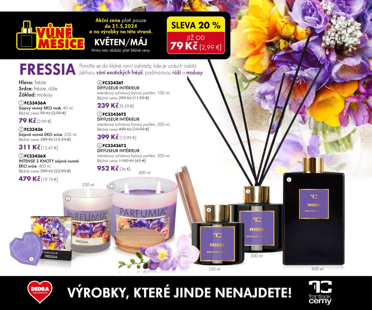 thumbnail - Leták Dedra - 19.4.2024 - 19.7.2024 - Produkty v akcii - parfumová voda. Strana 2.