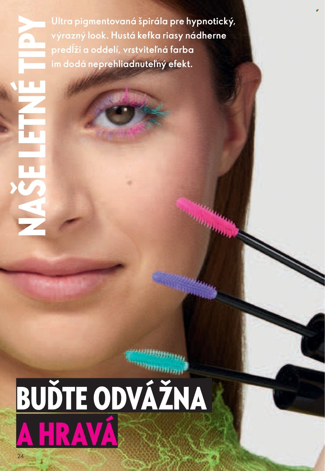 thumbnail - Leták Oriflame - 7.5.2024 - 27.5.2024 - Produkty v akcii - The One, telový sprej, make-up, kefa. Strana 24.