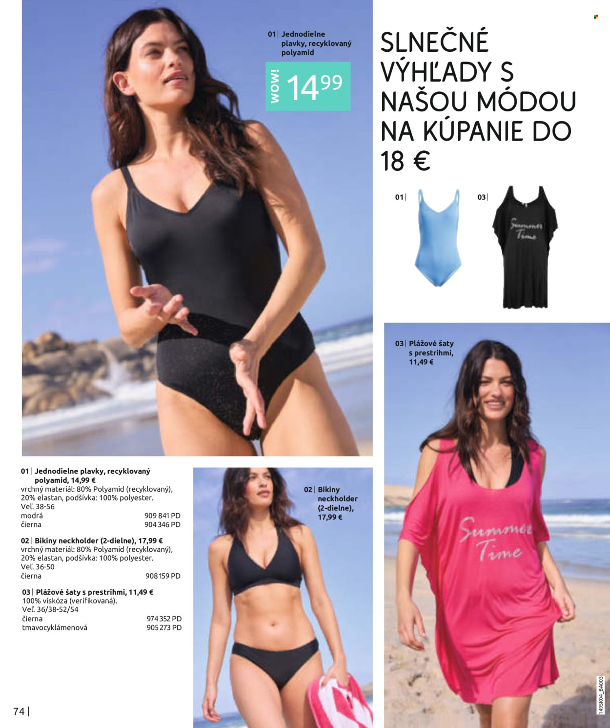 thumbnail - Leták Bonprix - 23.4.2024 - 22.7.2024 - Produkty v akcii - šaty, plavky, bikiny. Strana 76.