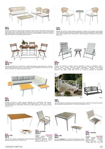 thumbnail - Záhradné stoličky, kreslá, lavice, pohovky