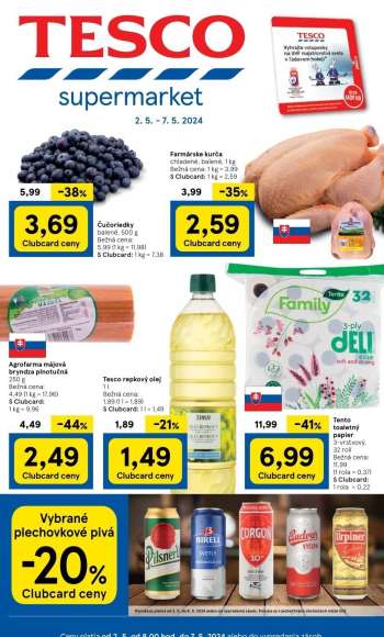 thumbnail - Leták TESCO supermarket (Slovensko)
