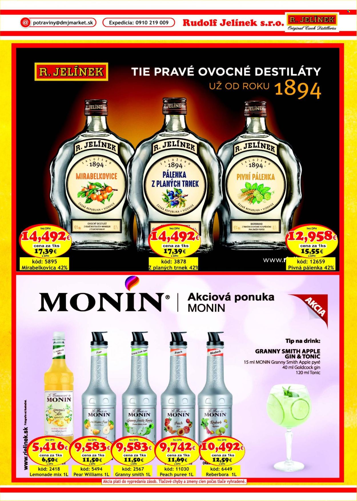 thumbnail - Leták DMJ market - 1.5.2024 - 30.6.2024 - Produkty v akcii - miešaný nápoj, alkohol, Porter, pivo, R. Jelínek, pravý destilát, Cien. Strana 35.