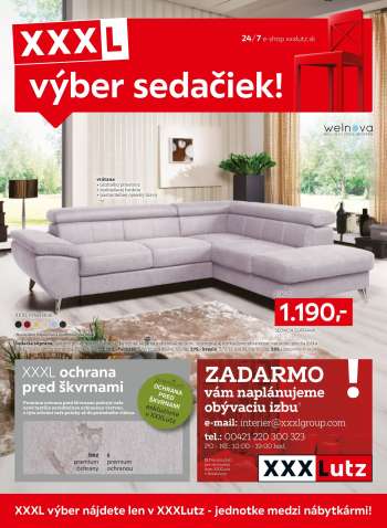 Leták XXXLutz - 1.9.2024 - 31.5.2025.
