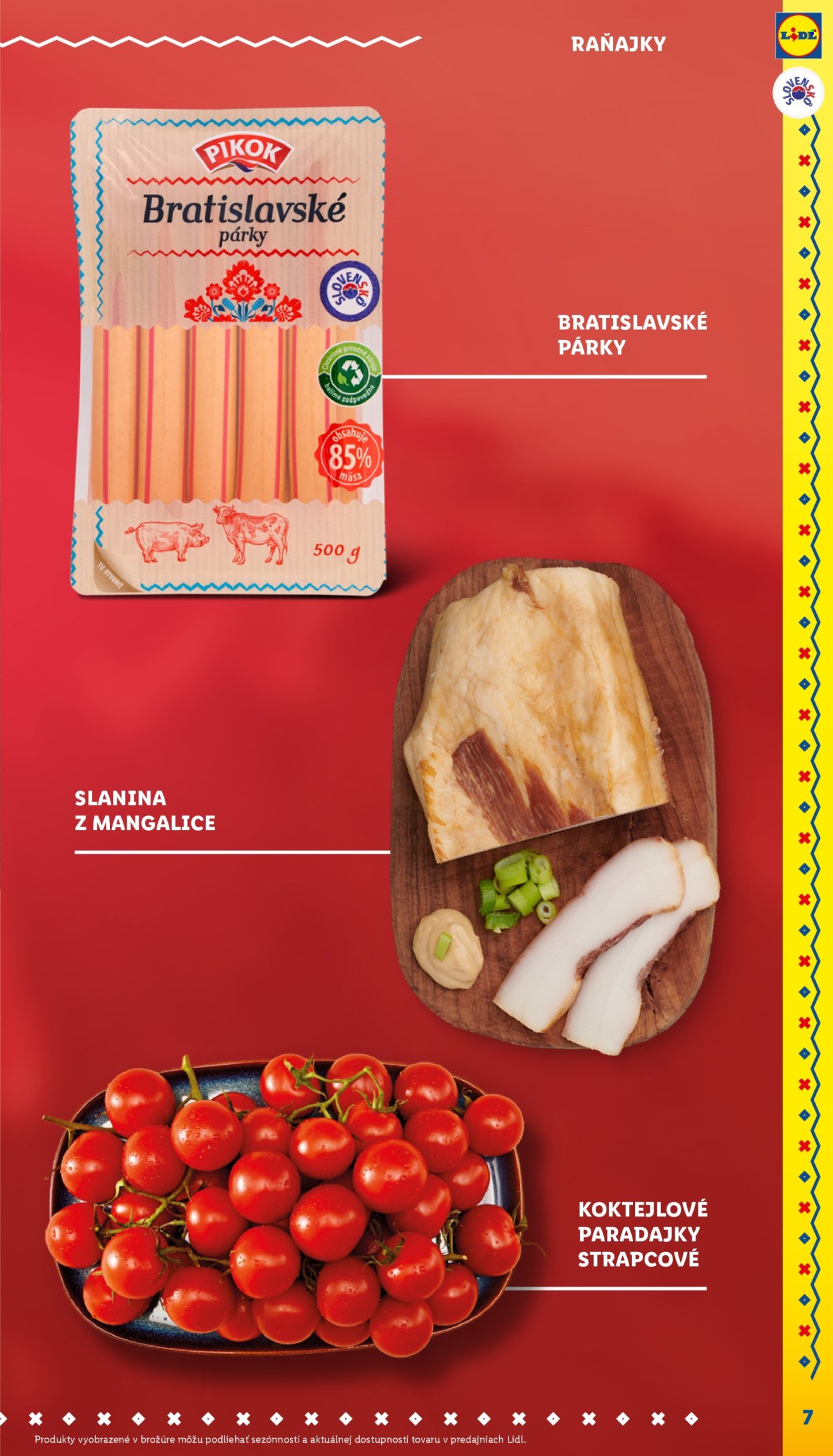 Leták Lidl. Strana 1
