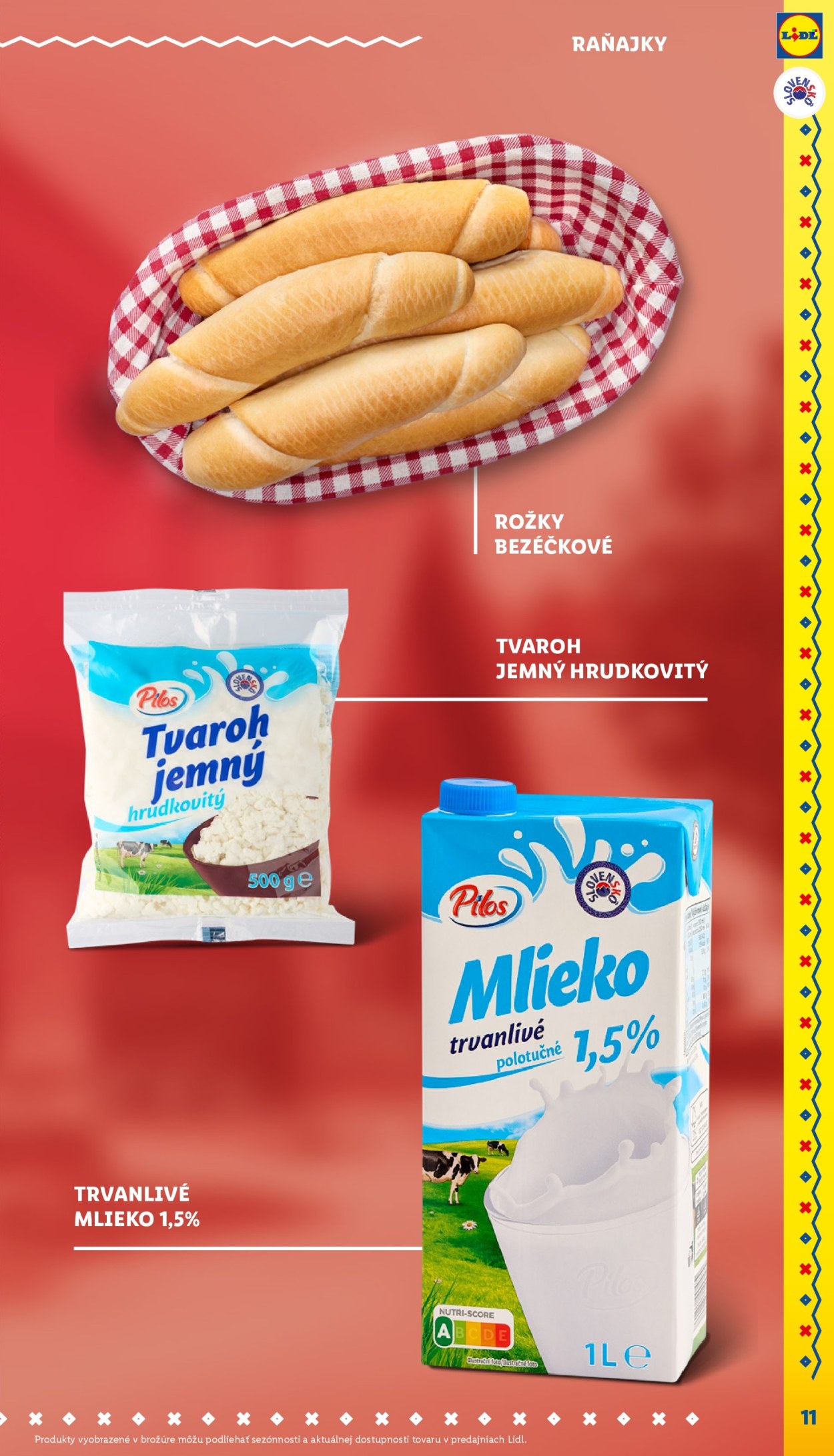 Leták Lidl. Strana 1