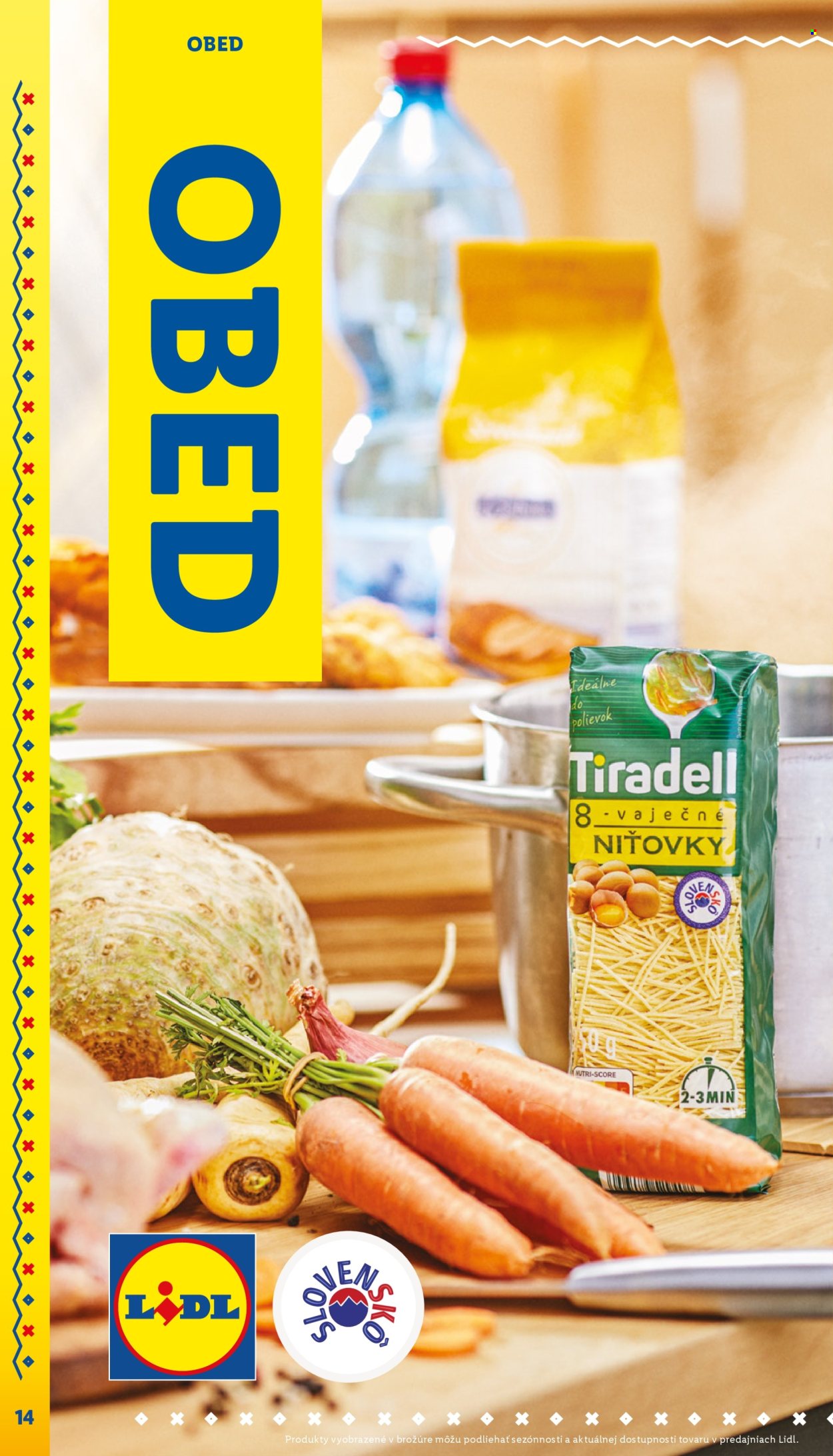 Leták Lidl. Strana 1