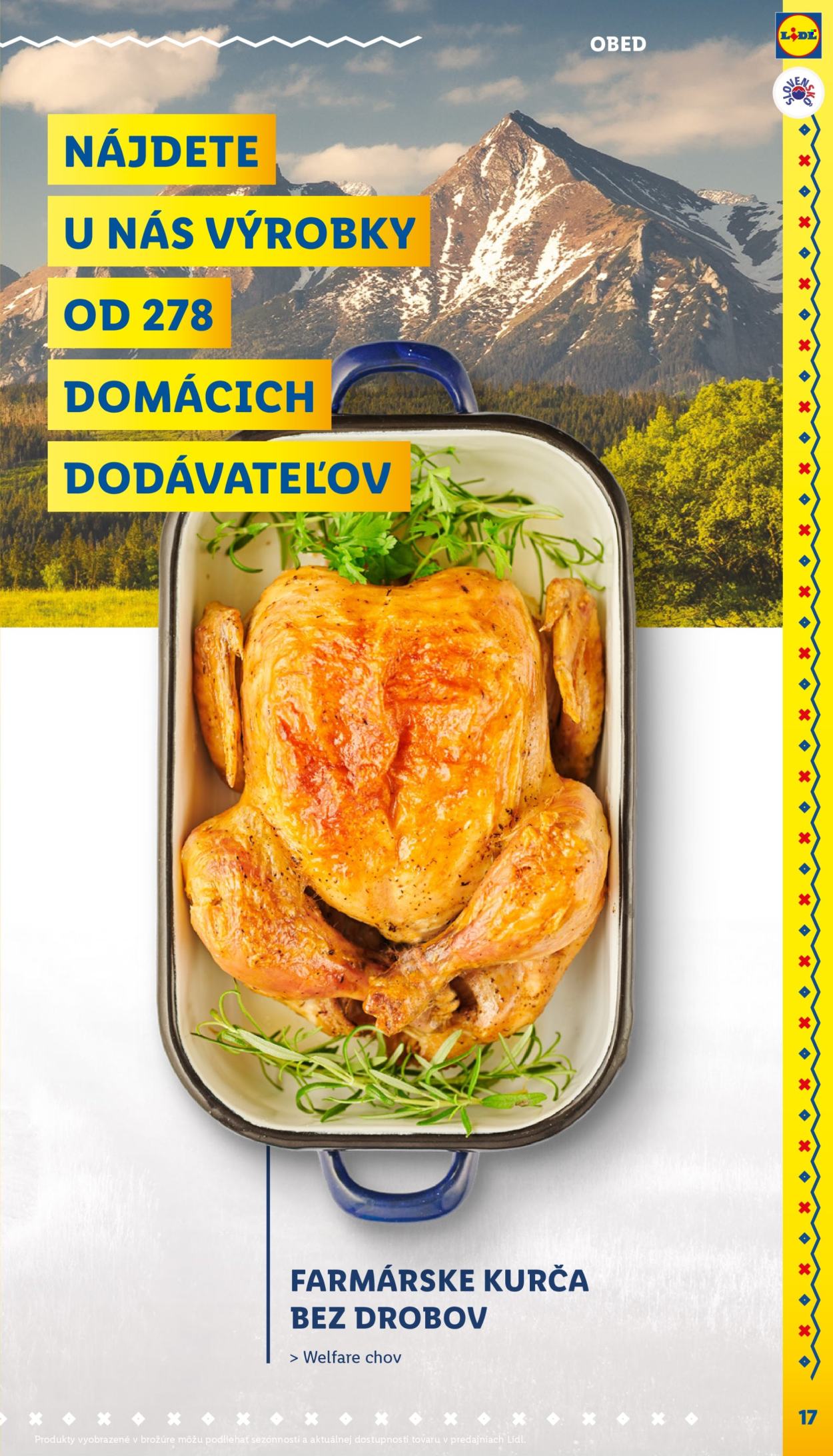 Leták Lidl. Strana 1