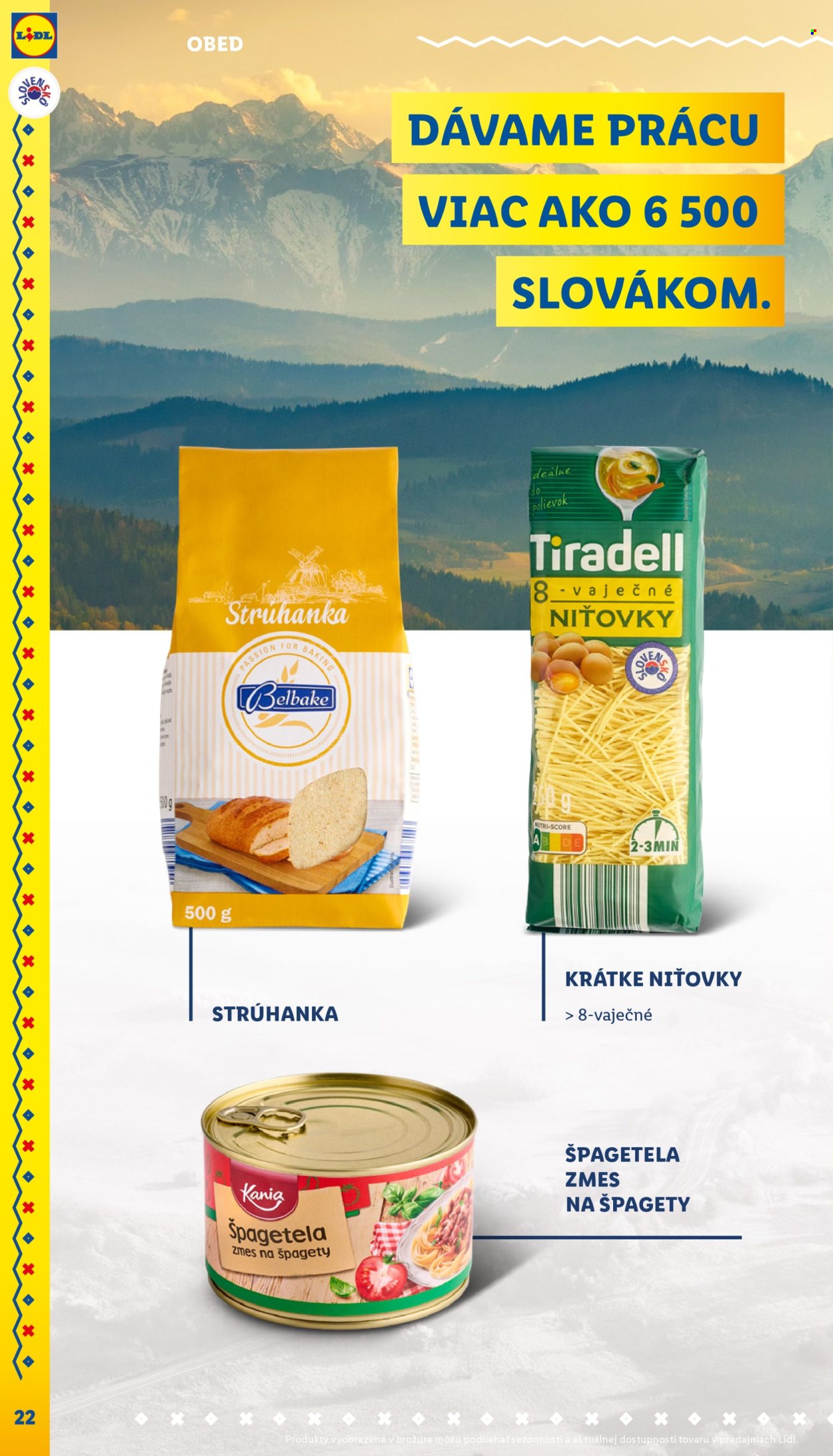 Leták Lidl. Strana 1