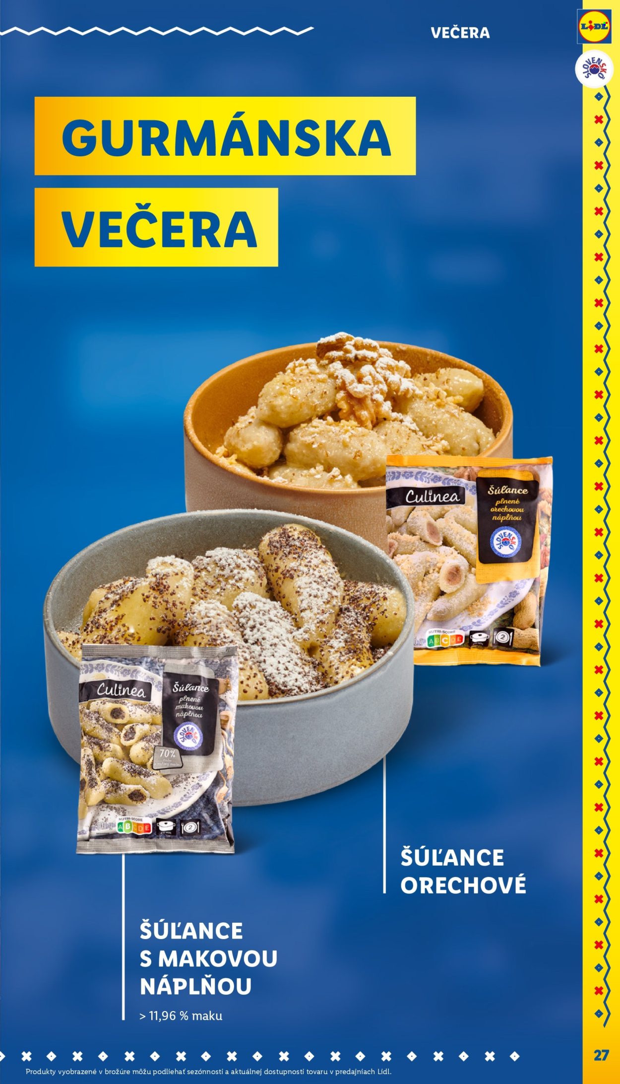 Leták Lidl. Strana 1