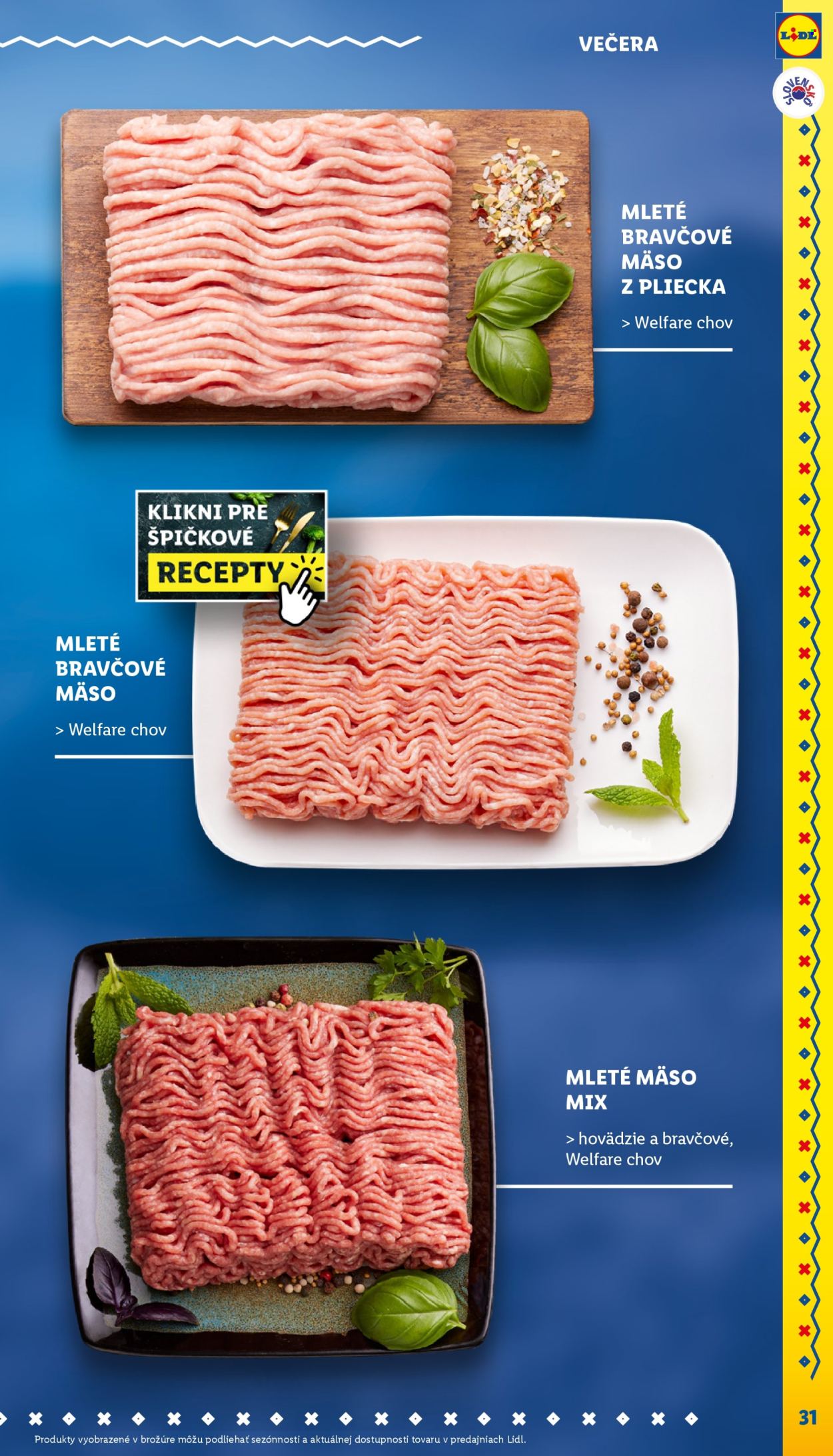 Leták Lidl. Strana 1
