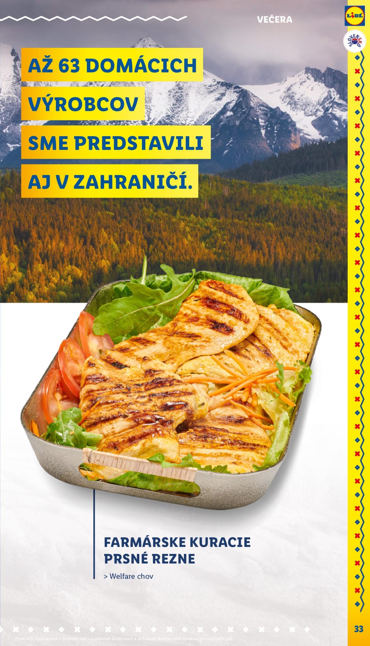 Leták Lidl. Strana 1