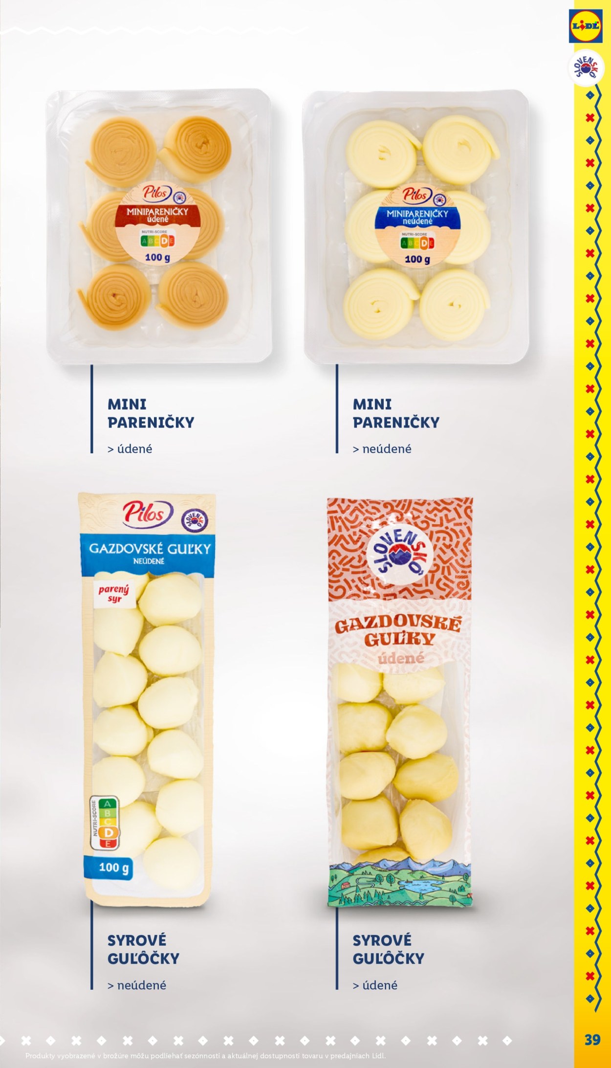 Leták Lidl. Strana 1