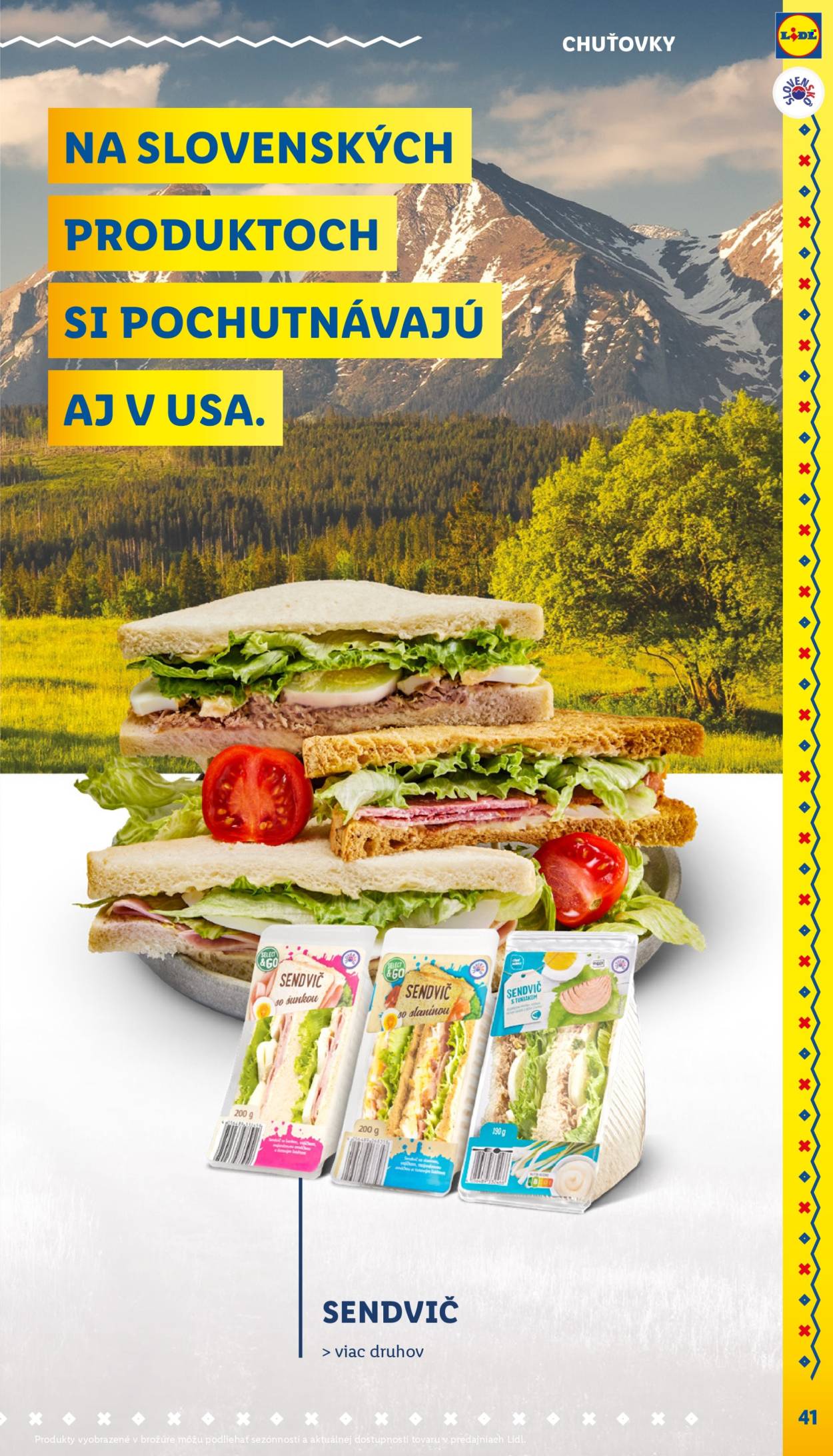 Leták Lidl. Strana 1
