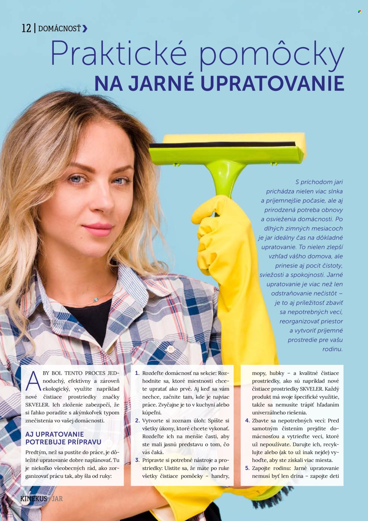 Leták Kinekus. Strana 1