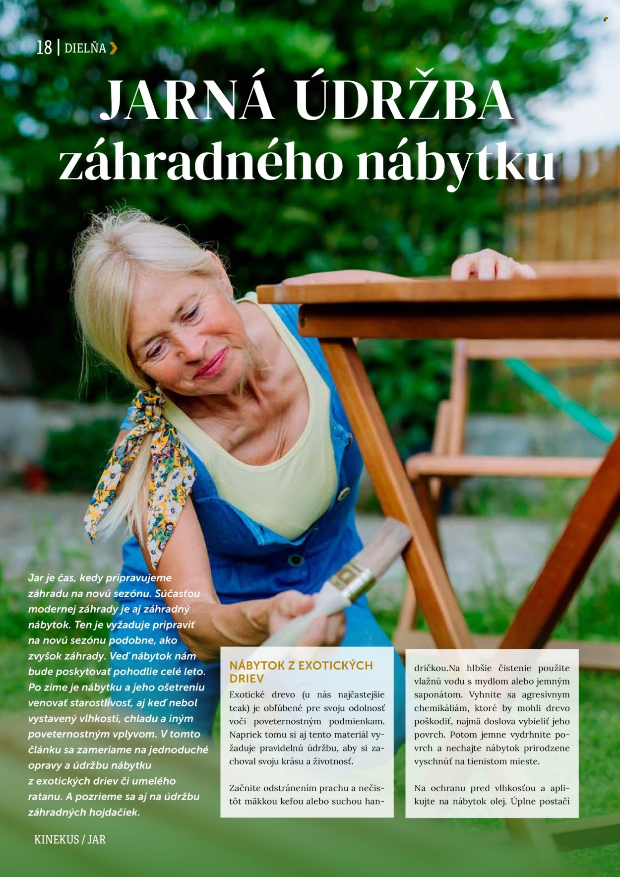 Leták Kinekus. Strana 1