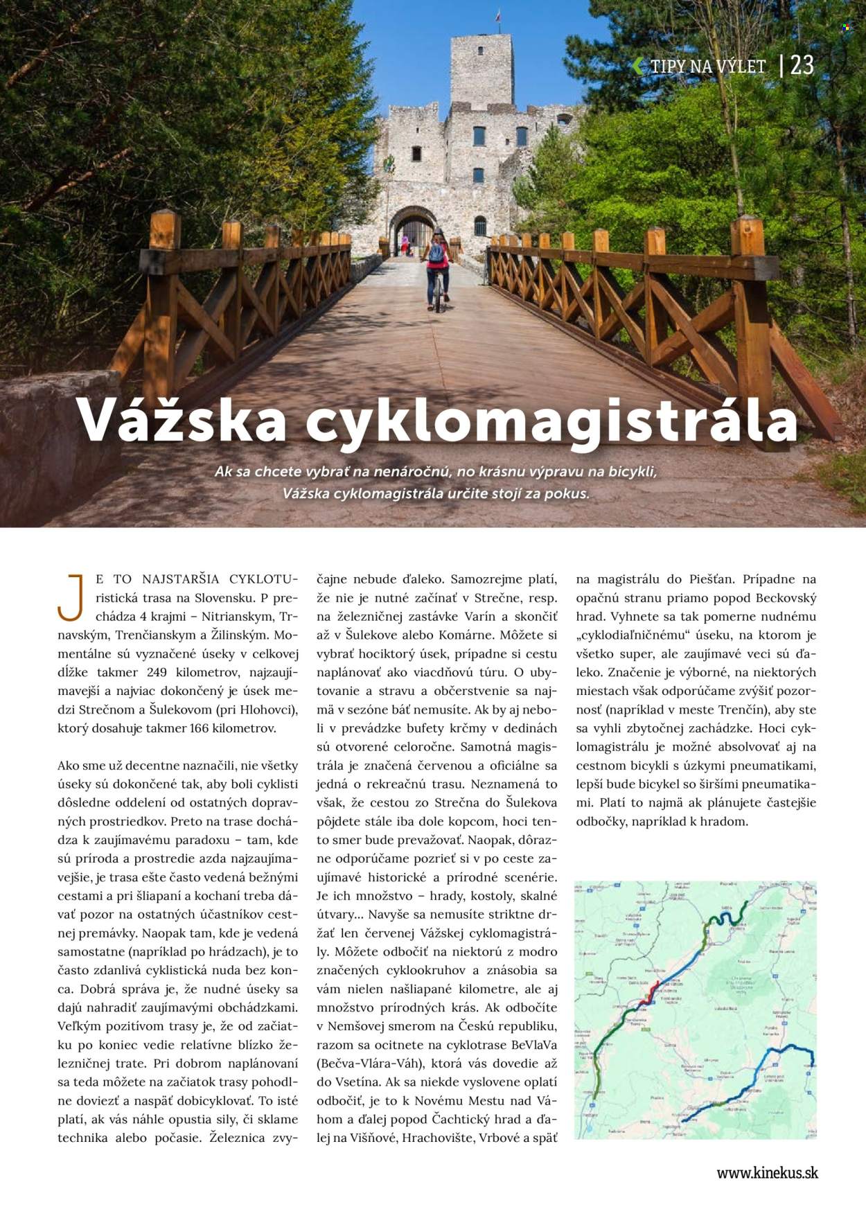 Leták Kinekus. Strana 1