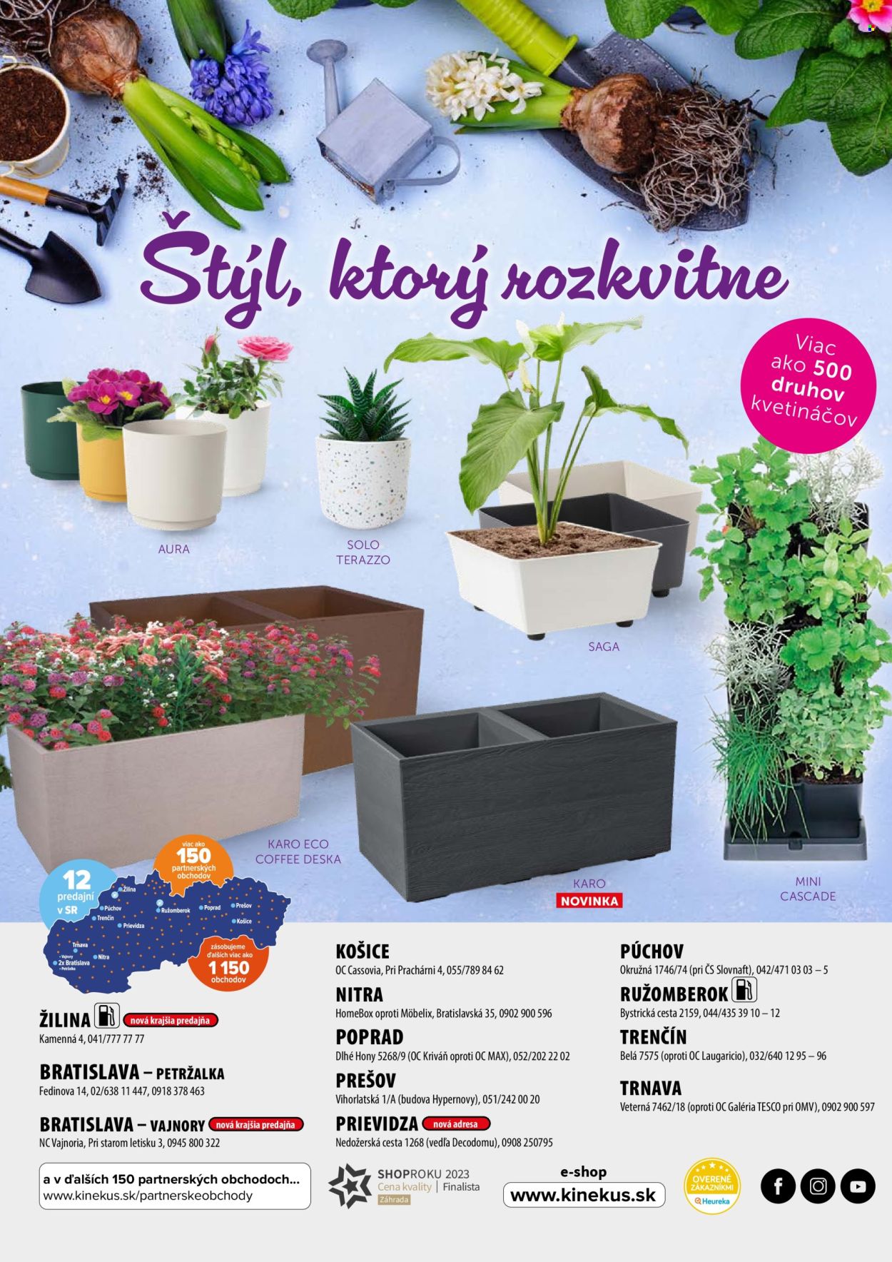 Leták Kinekus. Strana 1